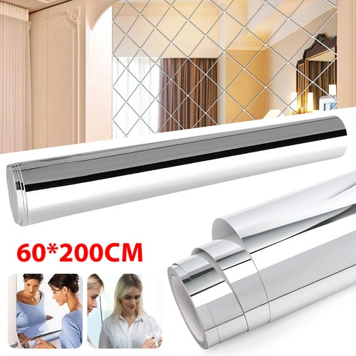 Large mirror wall sticker - 2m,