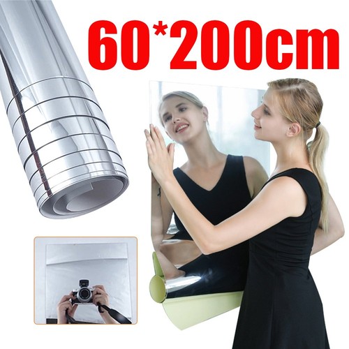Large mirror wall sticker - 2m,